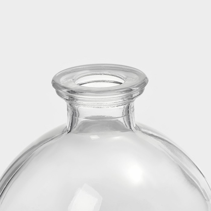 Банка стеклянная для хранения сыпучих продуктов Доляна &laquo;Парфе&raquo;, 220 мл, 9&times;9&times;10 см, с пробковой крышкой