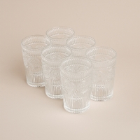 Набор стаканов стеклянный SL Home &laquo;Ларго&raquo;, 400 мл, 8&times;13 см, цвет прозрачный