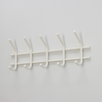 Вешалка настенная &laquo;Норма&raquo;, цвет белый