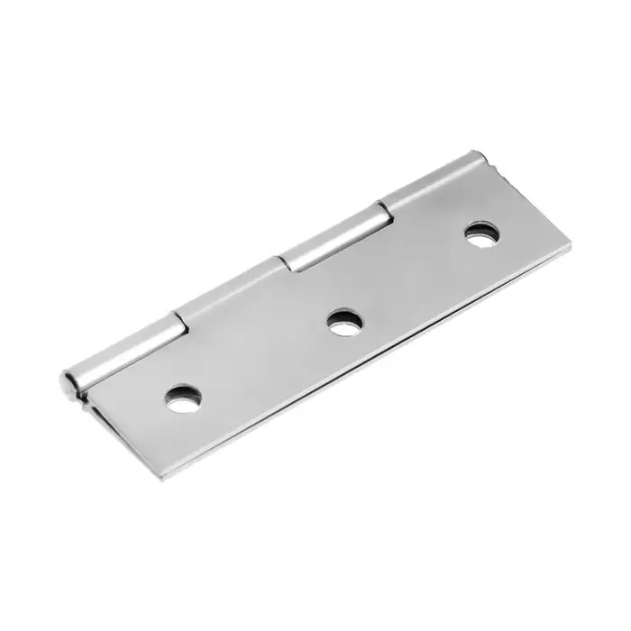 Петля накладная ТУНДРА, 66&times;38&times;0.9 мм, цвет хром, 2 шт.