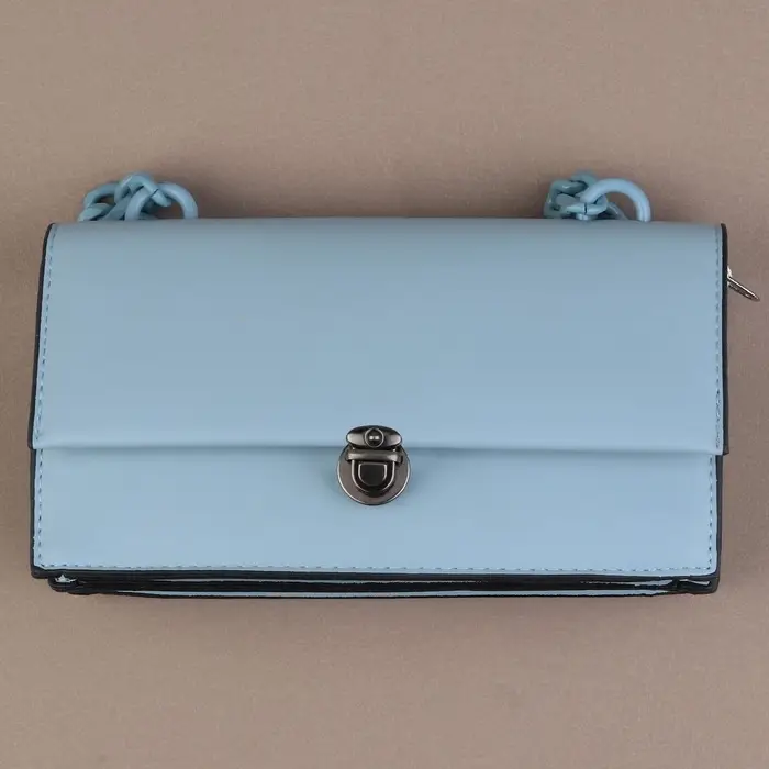 Застёжка для сумки, 2.5&times;2.5 см, цвет чёрный никель