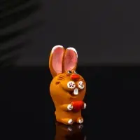 Фигура "Зайчик с сердцем" 3.5х1.8х1.7 см