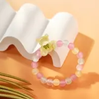 Браслет детский Выбражулька &laquo;Мишка&raquo;, d=6 см. бусины, разноцветный