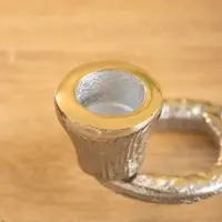 Подсвечник &laquo;Змейка&raquo;, 15&times;9.5&times;5 см, алюминий