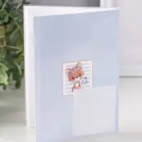 Фотоальбом 36 фото 10X15см, "Лисёнок с цветочками", ПП карм.,мягкая обложка