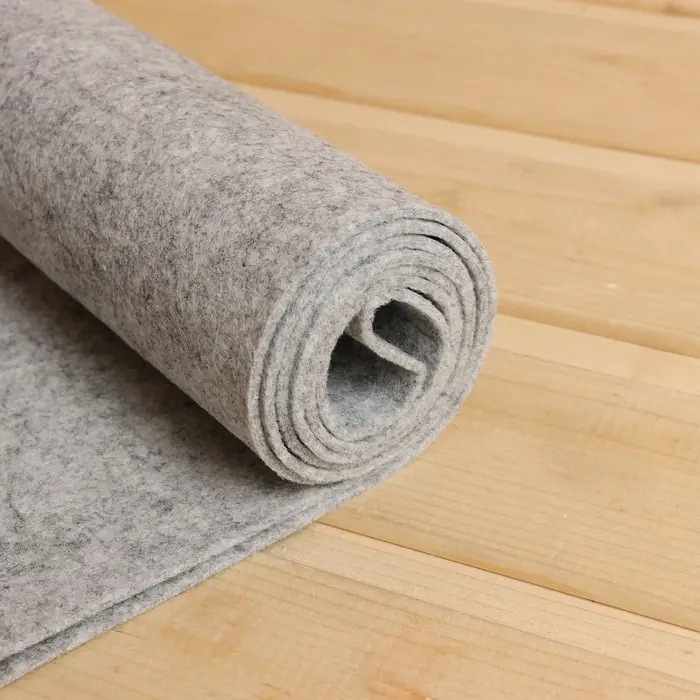 Коврик - лежак для бани и сауны, 160&times;55 см, войлок, светло-серый, &laquo;Добропаровъ&raquo;