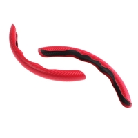 Накладки на руль автомобиля, красные, набор 2 шт