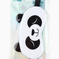 Маска для сна фигурная &laquo;Панда&raquo;, цвет белый