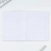 Тетрадь 12 листов в косую линейку, А5, на скрепке, блок №1 &laquo;Учись на 5+&raquo; МИКС