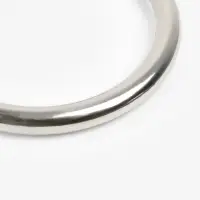 Кольцо литое TEIRA, для сумки, d=20/24 мм, набор 2 шт., 3.1 г, s=2 мм, цвет серебряный