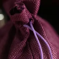 Мешочек подарочный из холщи, сиреневый, 13 х 18 см