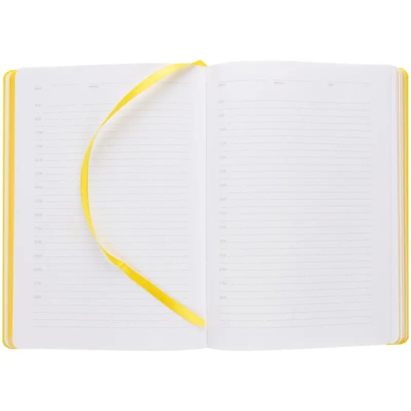 Ежедневник New Factor, недатированный, желтый
