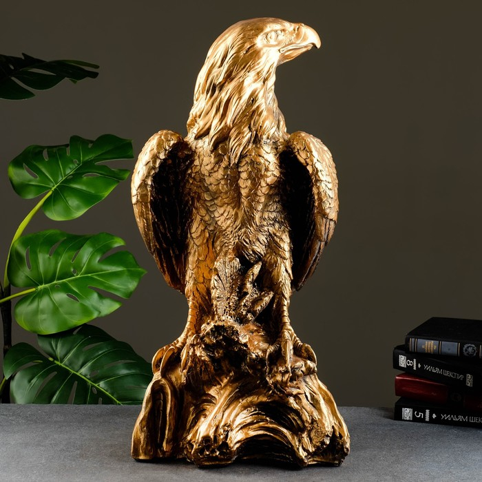 Копилка для денег &laquo;Орёл&raquo;, гипс, бронза, 63 см