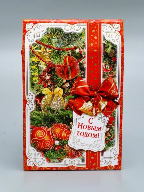 Коробка подарочная новогодняя &laquo;Яркий праздник&raquo; 22.5&times;34&times;10 см