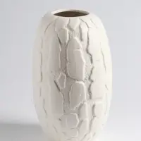 Ваза &laquo;Нуева&raquo;, 22&times;12 см, керамика, белая