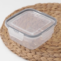Контейнер для продуктов с защёлками, 800 мл, герметичная крышка, цвет прозрачный
