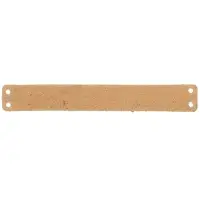 Лейбл кожаный Gimel, S, бежевый