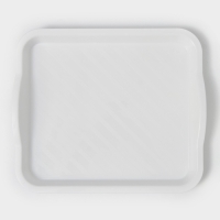 Поднос, универсальный, 25&times;29 см, цвет белый