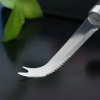 Нож для сыра Доляна Venus, нержавеющая сталь, цвет чёрный