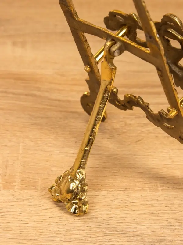 Мини мольберт "Трезубец" латунь 30х14х6 см