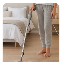 Паровая швабра с насадками для пола КТ-1091