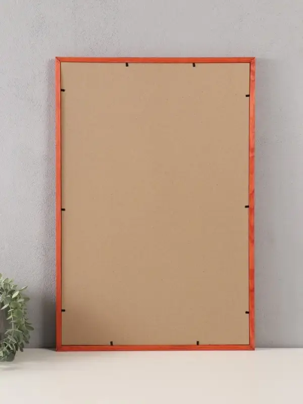 Фоторамка дерево 40х60 см, махагон №1 (пластиковый экран)