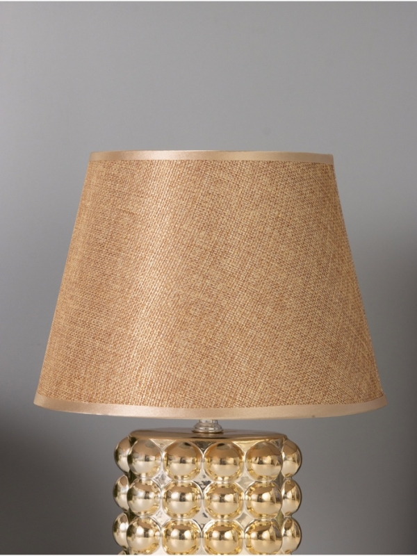 Лампа настольная "Бабл" 40Вт Е14 золото 22х22х32см