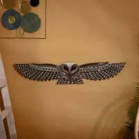 Панно "Парящая сова" албезия 100 см