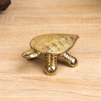 Сувенир-шкатулка "Черепаха в ромбики" латунь 10х6х3 см