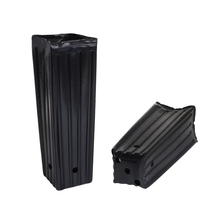 Пакет для рассады, 2.2 л, 10&times;10 см, h=29 см, полиэтилен, чёрный, Greengo