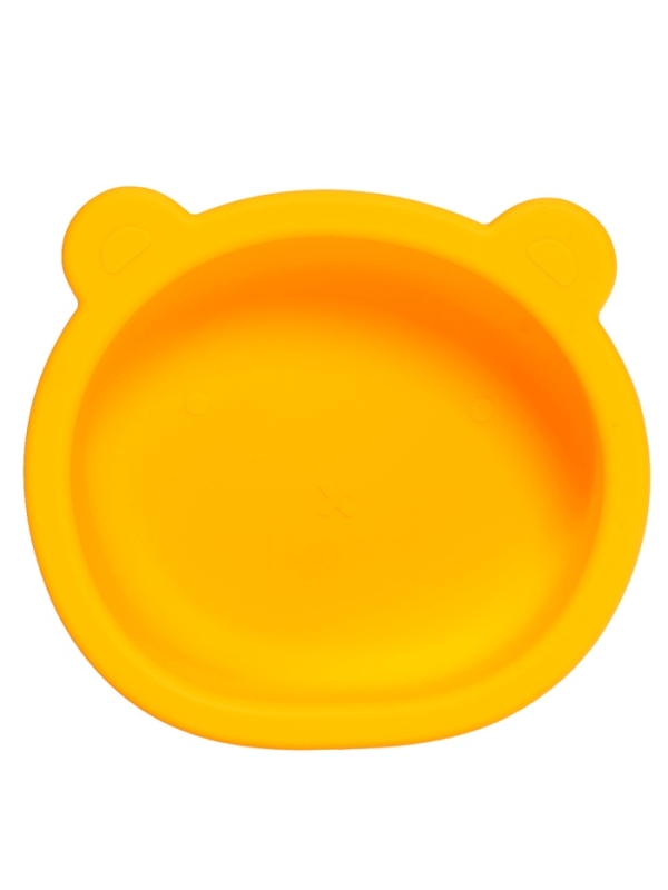 Крошка Я, набор для кормления "Мишка" SL-07251A 2 предмета, желтый