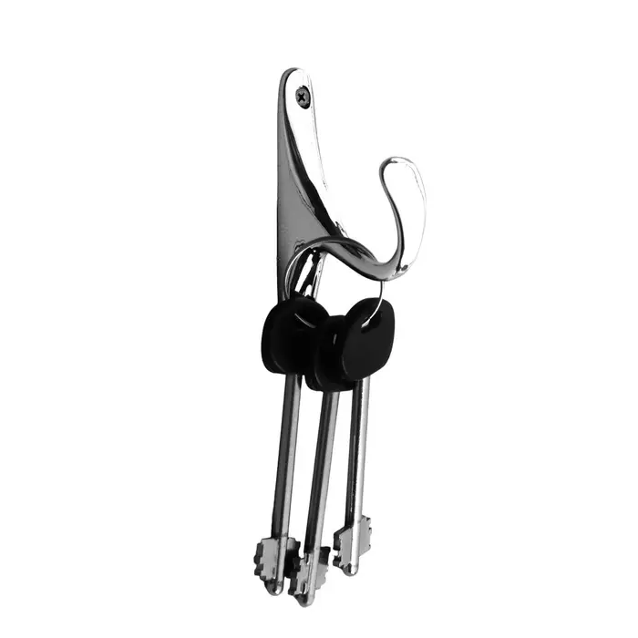 Крючок мебельный CAPPIO STANDART, однорожковый, цвет хром