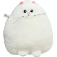 Мягкая игрушка "Котик", белый, 28 см