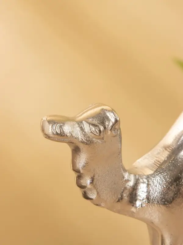 Подсвечник "Верблюд" алюминий 16х5х26 см