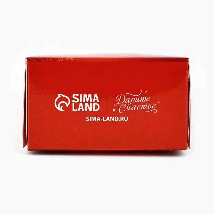 Коробка складная с окном &laquo;Дедушка Мороз&raquo;, 6 х 12 х 3.5 см