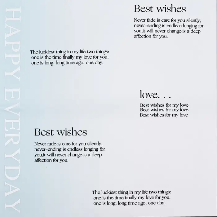 Пленка для цветов матовая, &laquo;Счастье каждый день&raquo;, 58&times;58 см, голубой