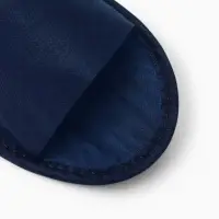 Тапочки одноразовые, "Эконом ПВХ", антискользящие, подошва 3 мм, синие