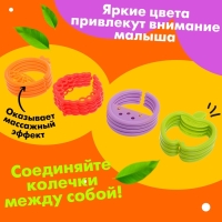 Развивающая игрушка-цепочка для зубов &laquo;Фруктовые колечки&raquo;