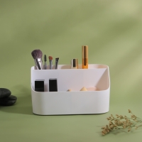 Органайзер для хранения &laquo;BAMBOO&raquo;, 5 секций, передвижные секции, 18,5 &times; 11,5 &times; 10,6 см, цвет белый