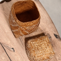 Корзинка плетеная "Морокко" 17х17х25 см