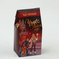 Подарочный набор &laquo;Сказочного года&raquo;: чай (50 г), конфеты (110 г), печенье брауни (120 г)