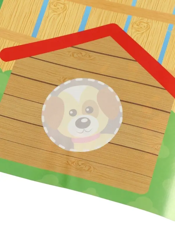 Книжка с наклейками "Домашние животные", 16 стр