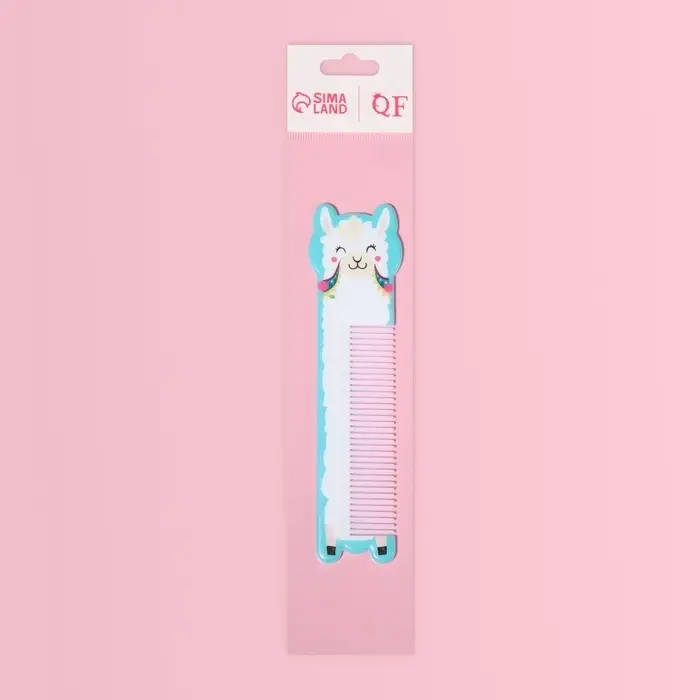 Расчёска фигурная &laquo;Ла-ла-лама&raquo;, 14.7&times;3.8(&plusmn;1) см