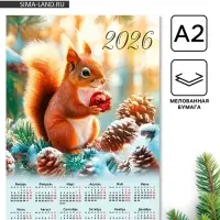 Календарь 2026 &laquo;Белка&raquo;, А2