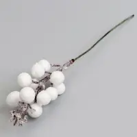 Ягоды для декора, белого цвета, 4,5 &times; 4,5 &times; 20 см