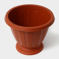 Кашпо уличное &laquo;Пальмира&raquo;, 10 л, цвет коричневый