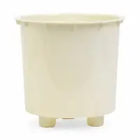 Кашпо со вставкой 2,3 л d15,7 см h15,2см "Desert" пластик белый