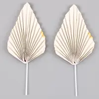 Топпер для торта &laquo;Перо&raquo;, набор 2 шт., золотой