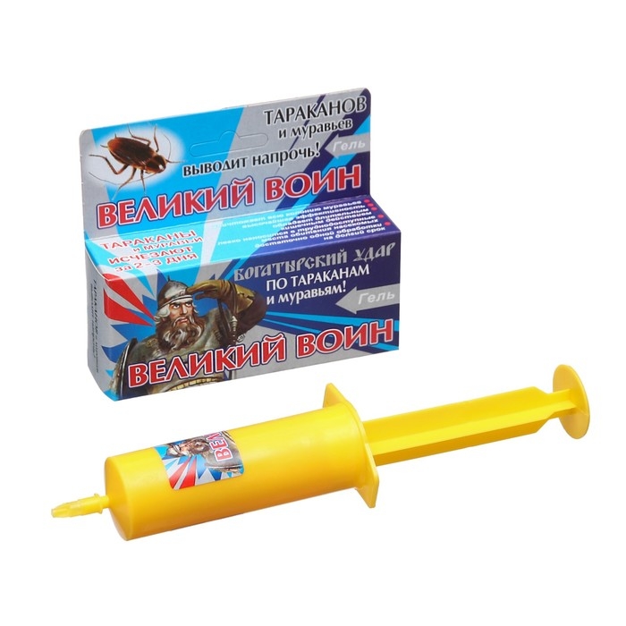 Гель от тараканов Великий Воин, 45 г