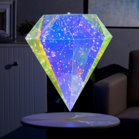 Светодиодная фигура &laquo;Бриллиант&raquo; 43 &times; 54 &times; 43 см, пластик, 220 В, свечение белое